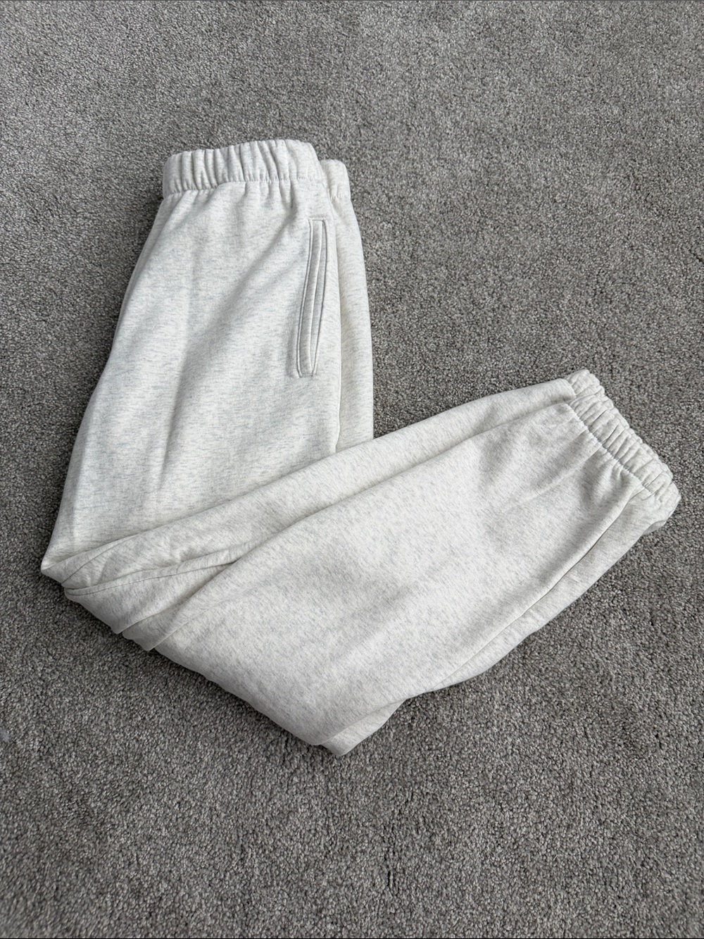 GAP Light Gray Women's Fleece Jogger Pants